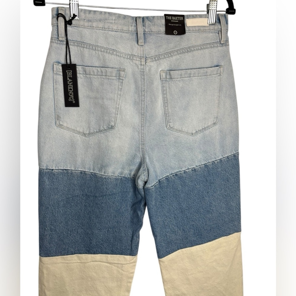 Blank NYC Baxter Color-Block Patchwork Straight L… - image 9